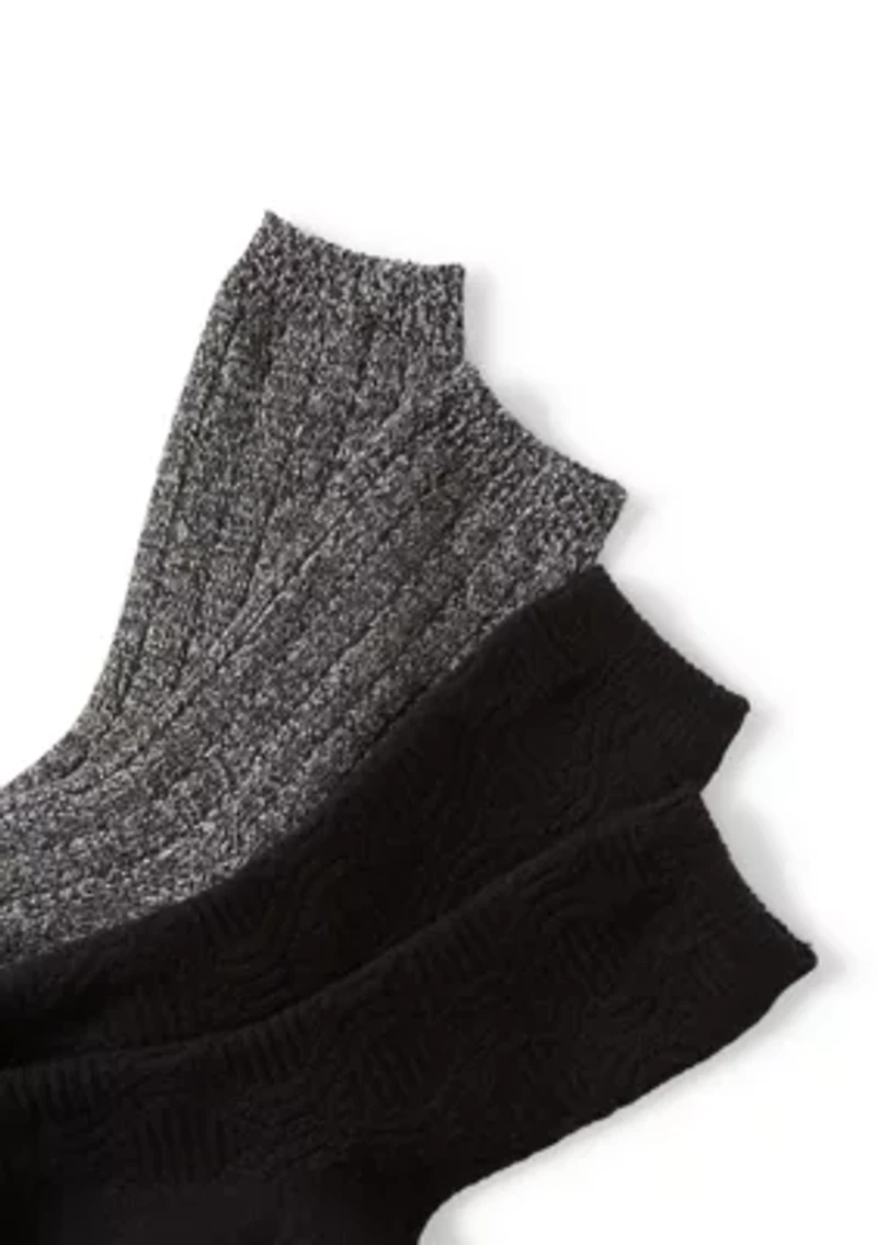 Boot Texture Crew Socks Pack
