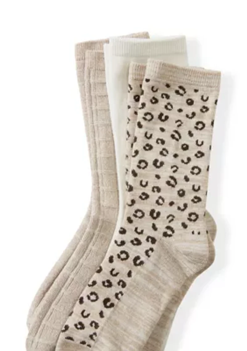 Women's Midweight Crew Socks Set