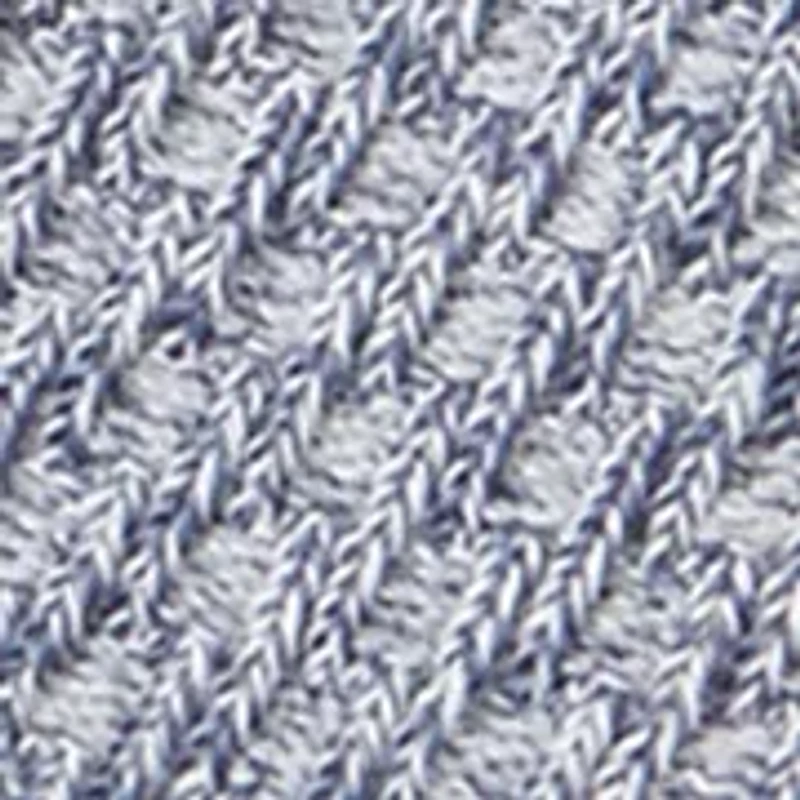 Diagonal Rib Texture Anklet Socks - 3 Pack