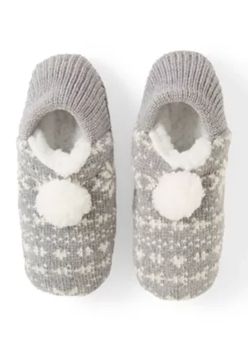 Faux Sherpa Lined Snug Socks