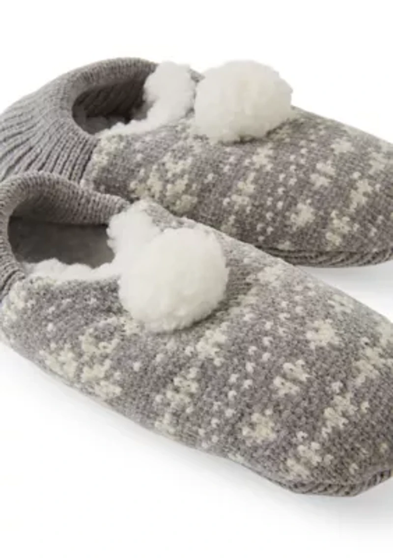 Faux Sherpa Lined Snug Socks