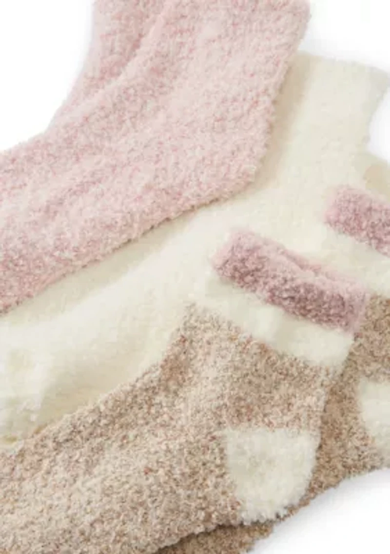 Women’s 3-Pair Pack Midweight Texture Anklet Socks