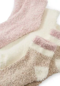 Women’s 3-Pair Pack Midweight Texture Anklet Socks