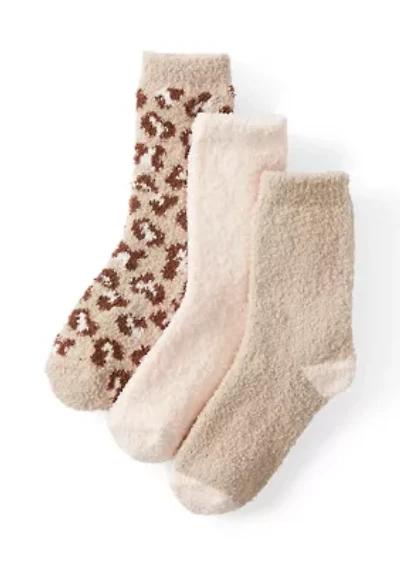 Women's Cozy Crew Socks - 3 Pack