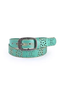 Blooming Crocus Leather Belt