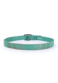 Blooming Crocus Leather Belt