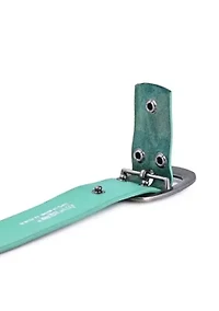 Blooming Crocus Leather Belt