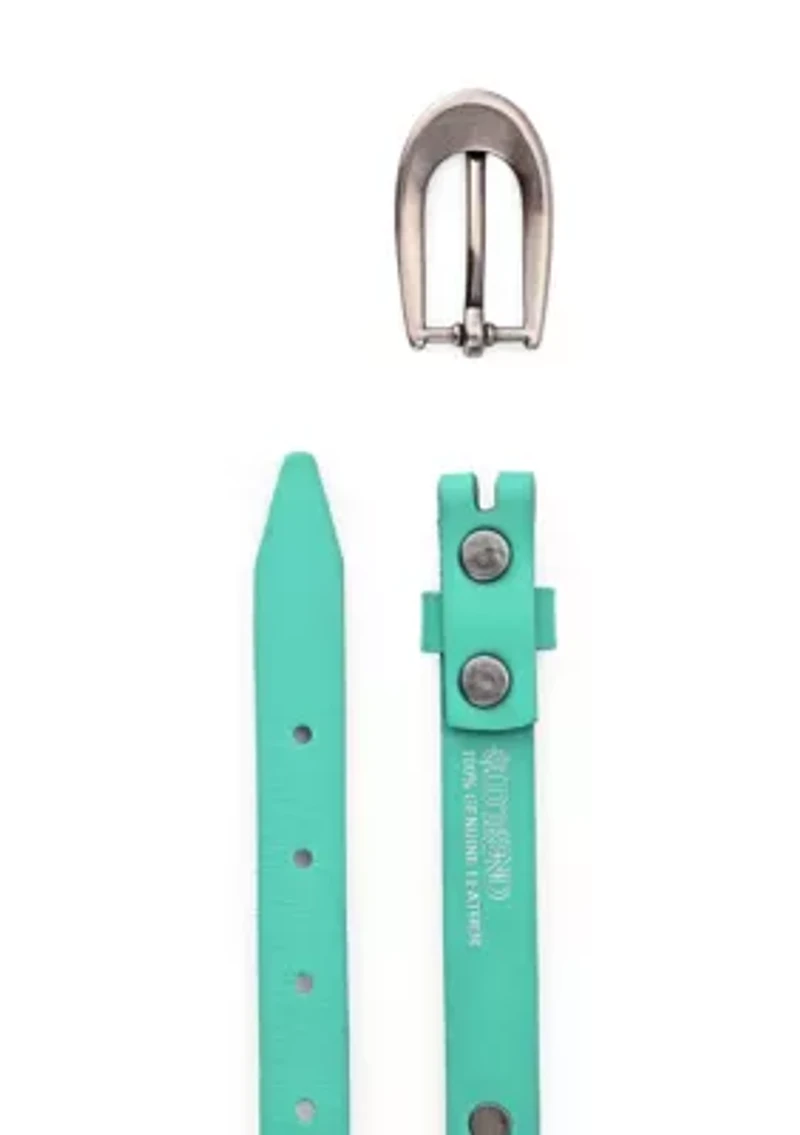 Rosa Flourish Leather Belt