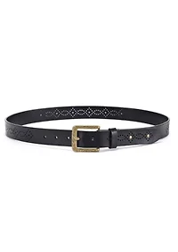 Daisy Blossom Leather Belt