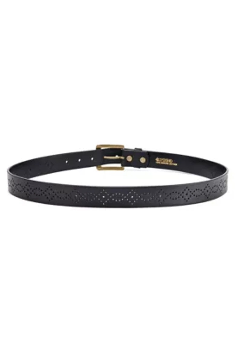 Daisy Blossom Leather Belt