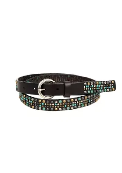 Amazonite Leather Belt