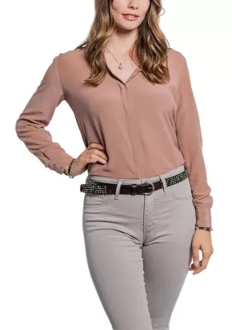 Amazonite Leather Belt