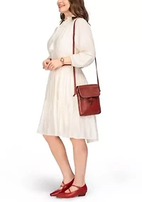 Ixia Small Minimal Everyday Leather Crossbody