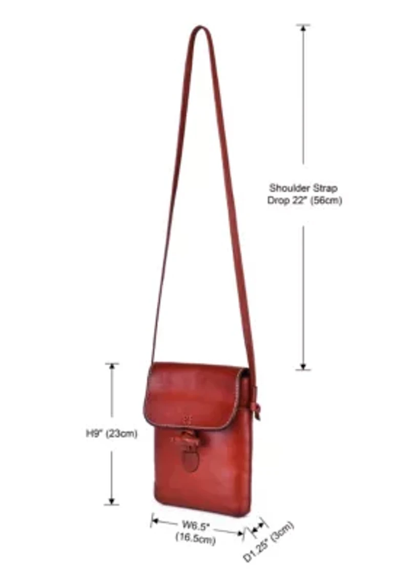 Ixia Small Minimal Everyday Leather Crossbody