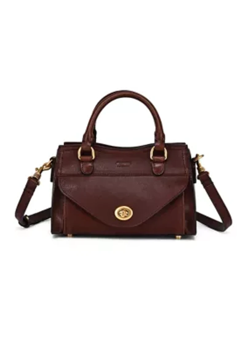 Lockwood Small Structured Leather Satchel