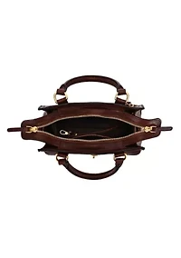 Lockwood Small Structured Leather Satchel