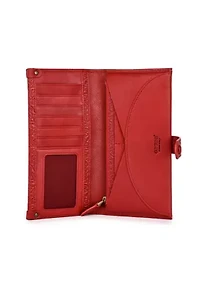 Iris Modular Leather RFID Wristlet Clutch