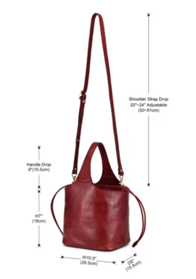 Napa Small Handcrafted Leather Basket Bag