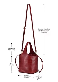 Napa Small Handcrafted Leather Basket Bag