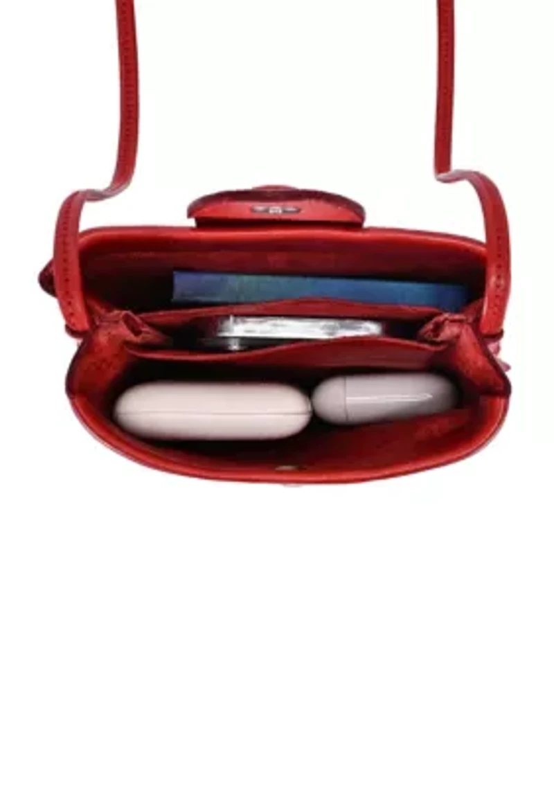 Lily Small Convertible Leather Crossbody