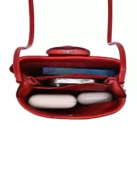 Lily Small Convertible Leather Crossbody