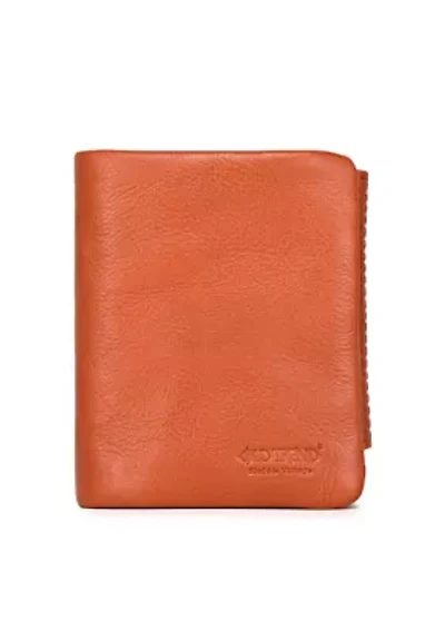 Clover Slim Leather Trifold RFID Wallet