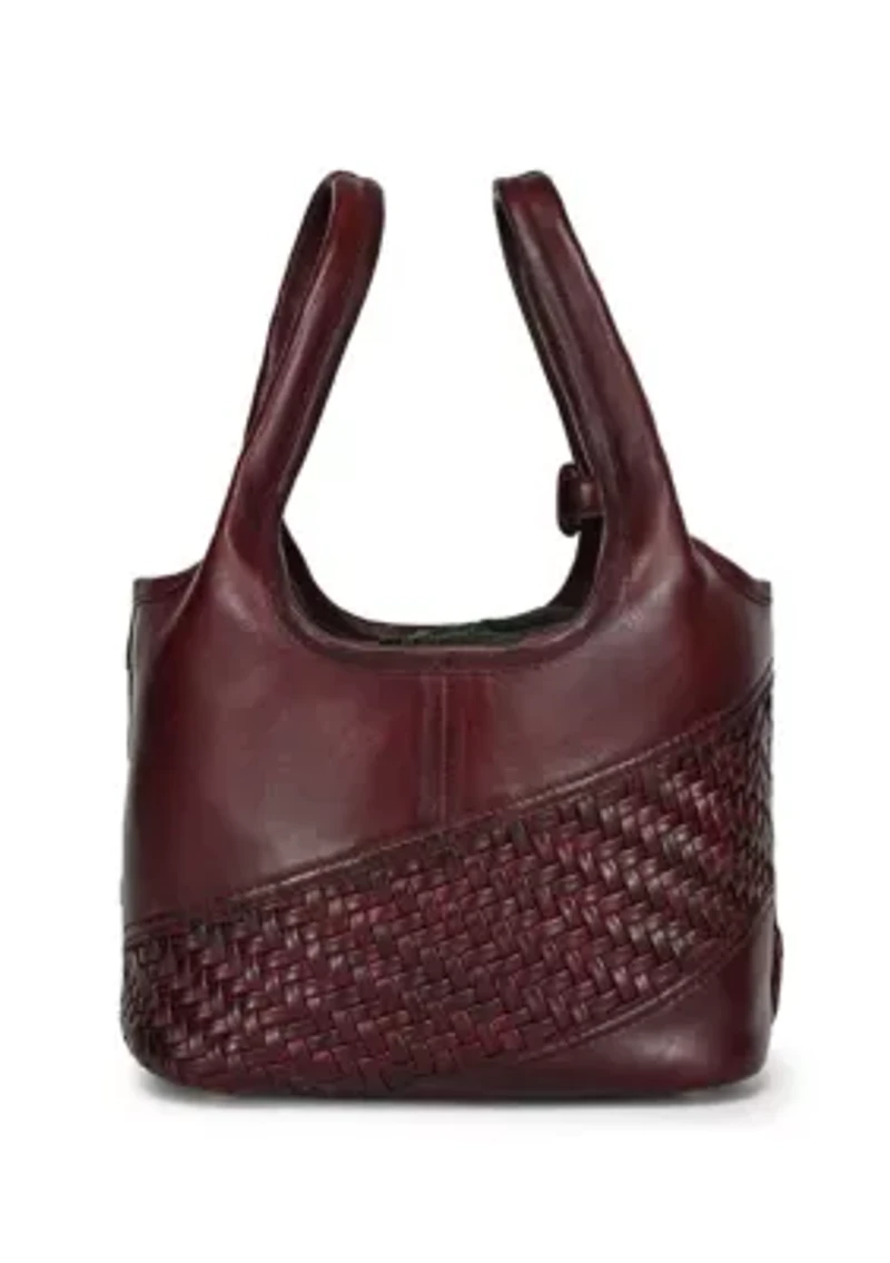 Lily Small Handwoven Everyday Leather Tote