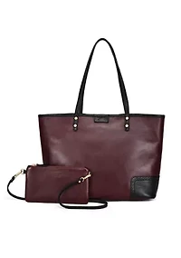 Camellia Medium Reversible Leather Tote