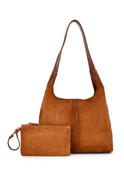 Hydrangea Medium Vintage Ombre Hobo Bag