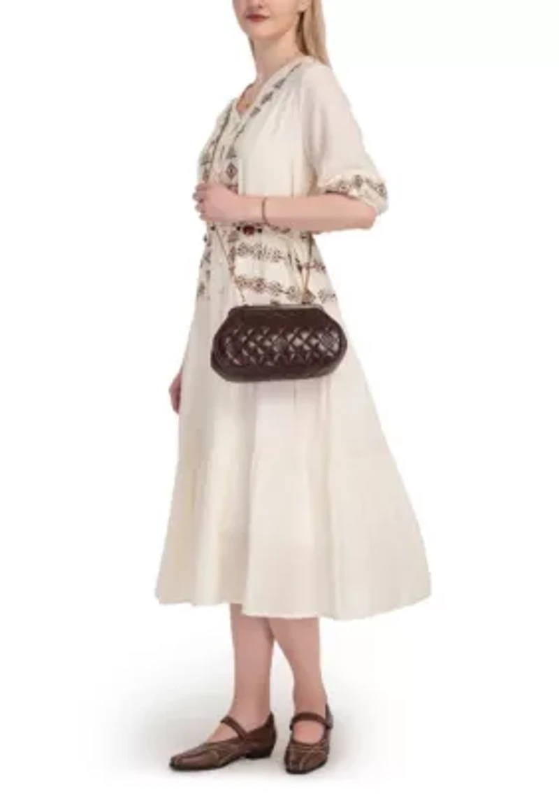 Petunia Small Quilted Leather Crossbody