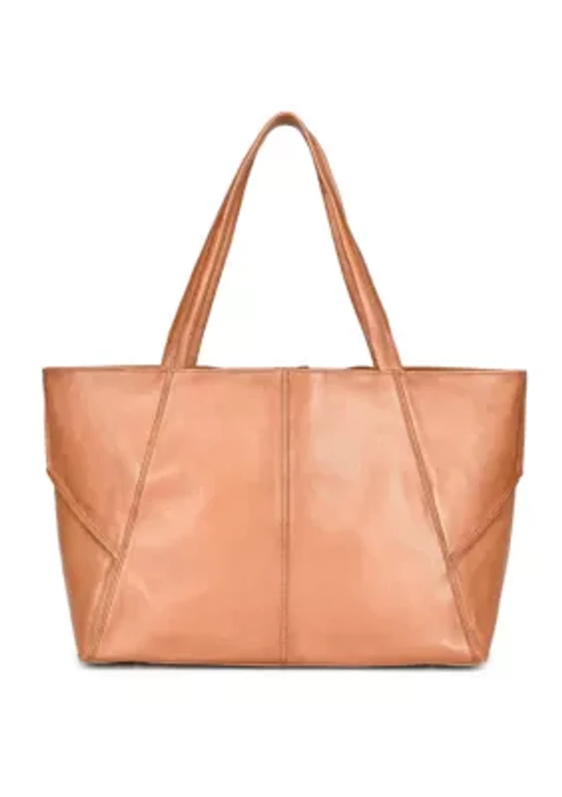 Wishbone Oversized Leather Carryall Tote