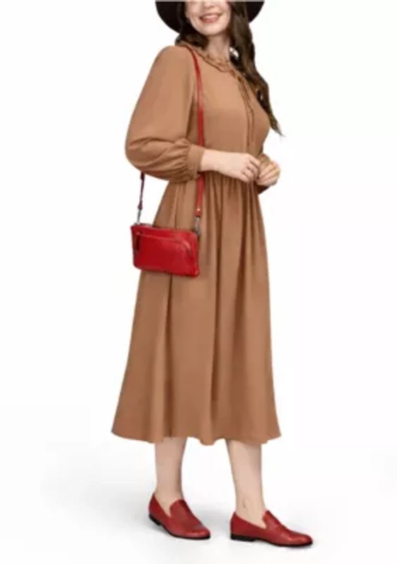 Dahlia Small Convertible Leather Crossbody