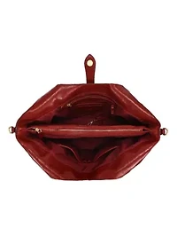 Marigold Medium Leather Carryall Tote