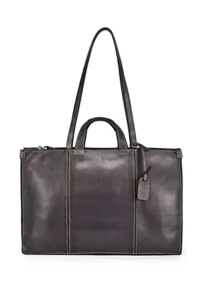 Freesia Large Leather Carryall Tote