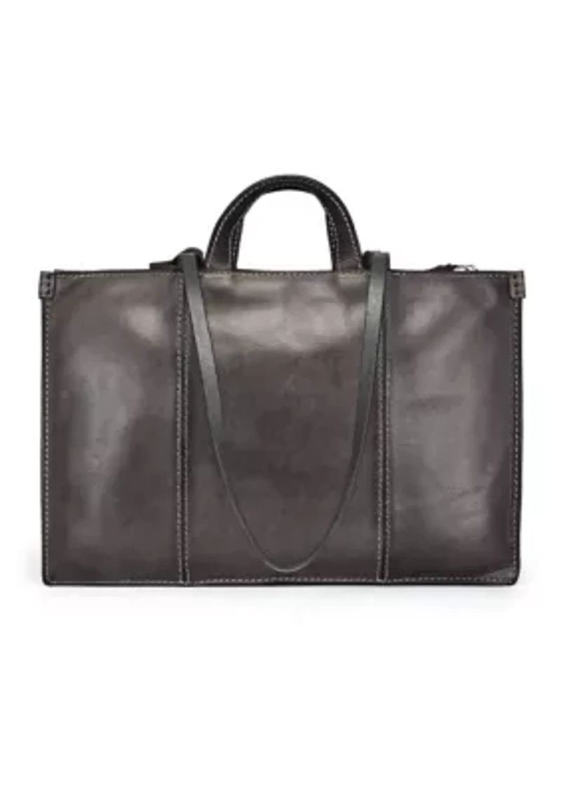 Freesia Large Leather Carryall Tote