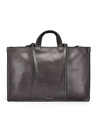 Freesia Large Leather Carryall Tote