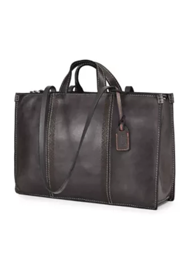 Freesia Large Leather Carryall Tote
