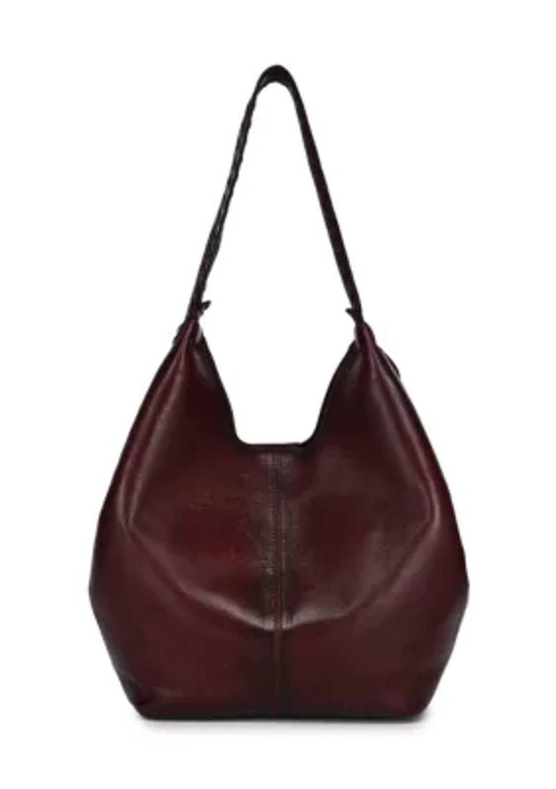 Wisteria Small Handwoven Leather Tote