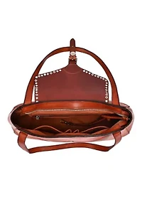 Monarda Oversized Minimal Everyday Leather Shoulder Bag