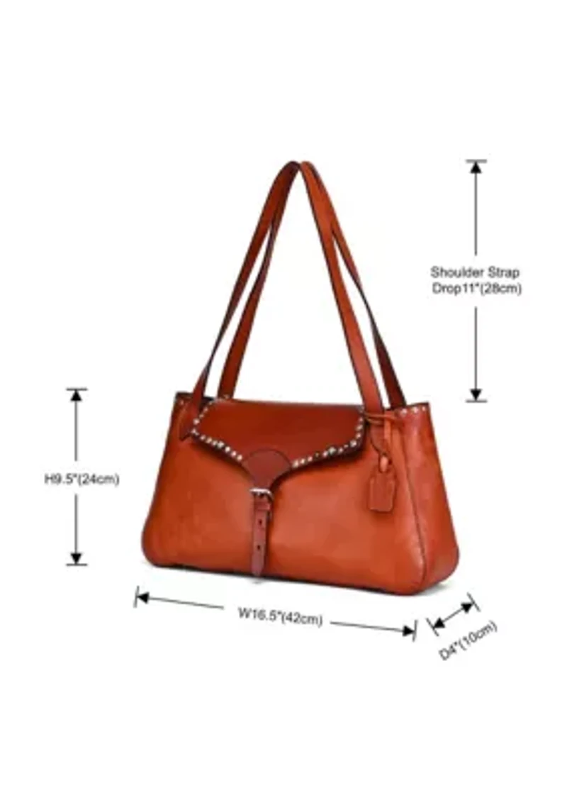 Monarda Oversized Minimal Everyday Leather Shoulder Bag