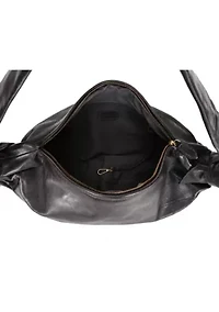 Lily Oversized Handwoven Convertible Leather Sling Bag