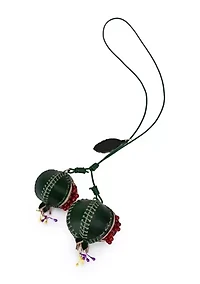 Pom Mini Handcrafted Leather Botanical Fruit Charm