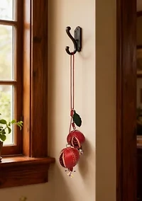 Pom Mini Handcrafted Leather Botanical Fruit Charm