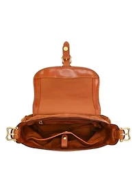 Camellia Small Leather Mailbag