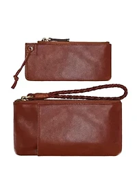 Marigold Modular Leather RFID Zip Wallet