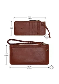Marigold Modular Leather RFID Zip Wallet