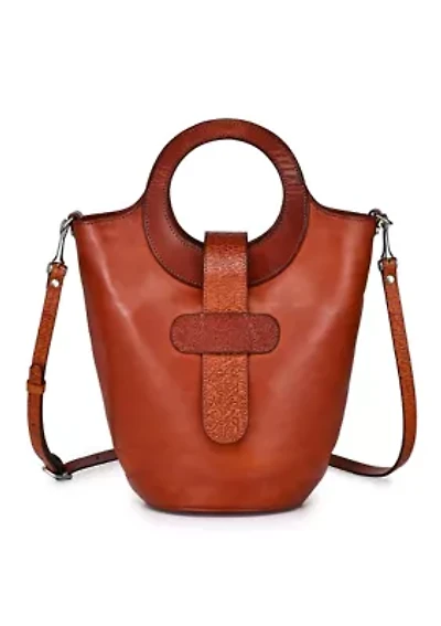 Lily Small Everyday Leather Bucket Crossbody