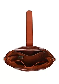 Lily Small Everyday Leather Bucket Crossbody