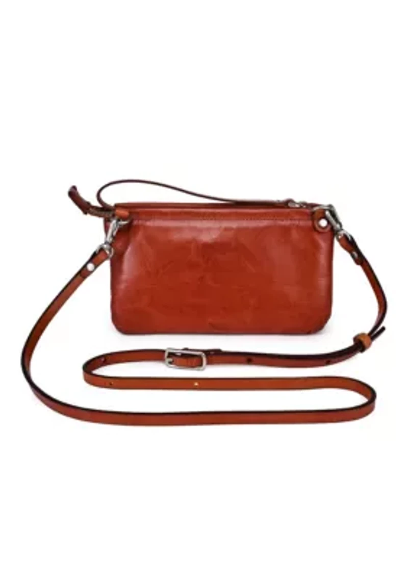 Monarda Small Convertible Leather Crossbody