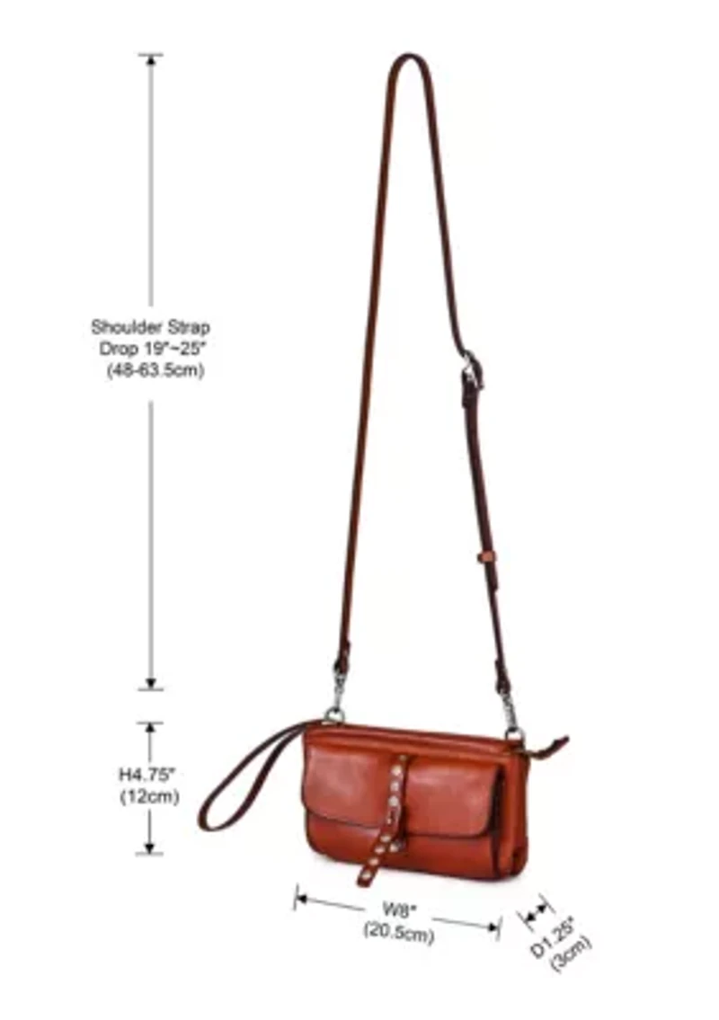 Monarda Small Convertible Leather Crossbody